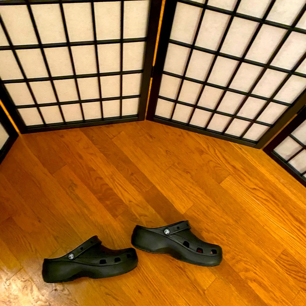 Crocs with a heel!